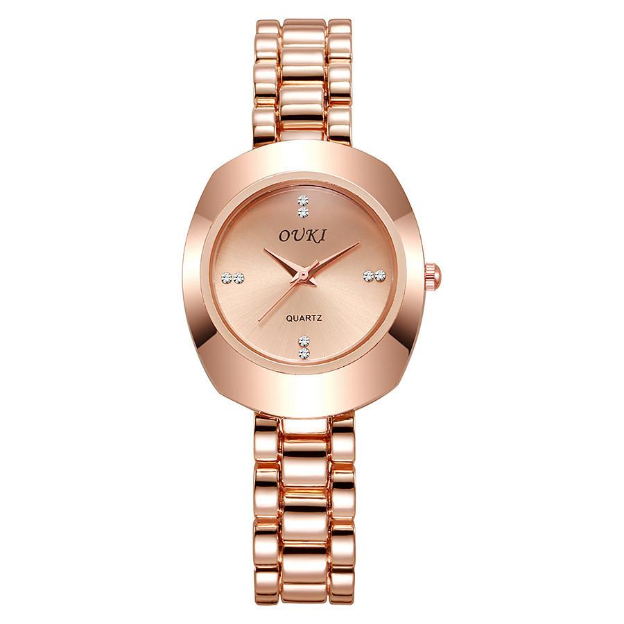 

Minimalist Ladies Watch With Quartz Movement And Alloy Strap For Fashionconscious Women RoseGold