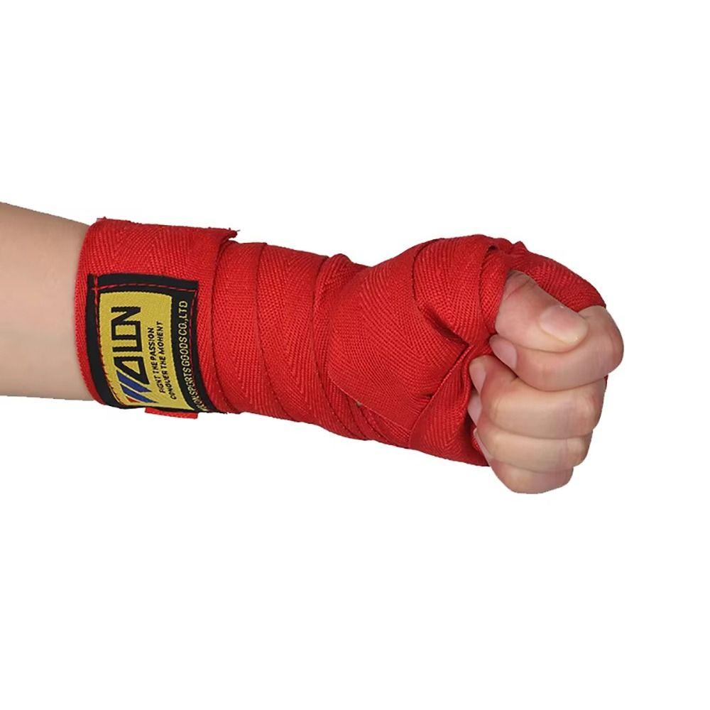 1Pair Durable Sanda Kick Boxing Bandage Combat Protect Wrist Sports Strap 5M Cotton Hand Gloves