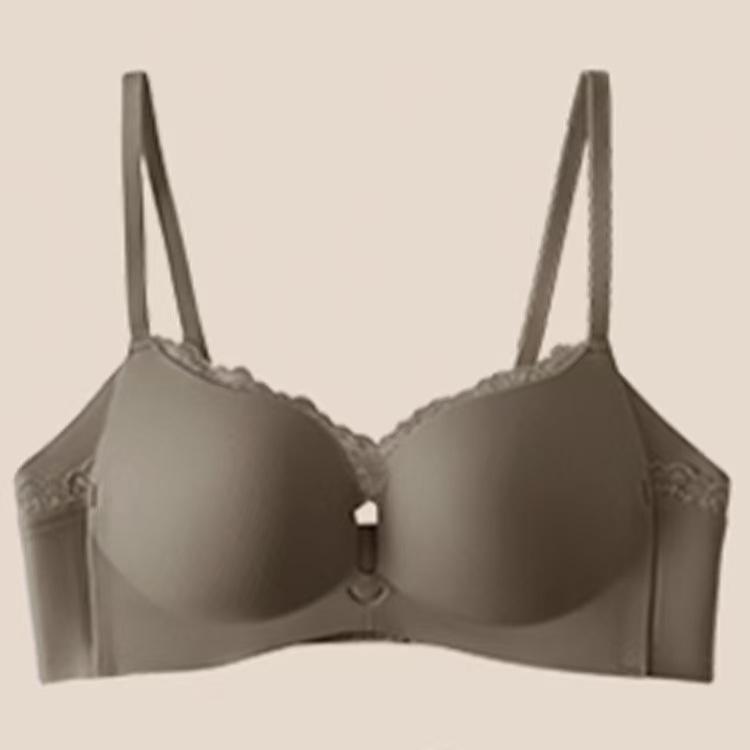 Deep V Lacey Lingerie, Gathers To Enhance the Bust, Provides a Smooth and Seamless Sexy Bra.