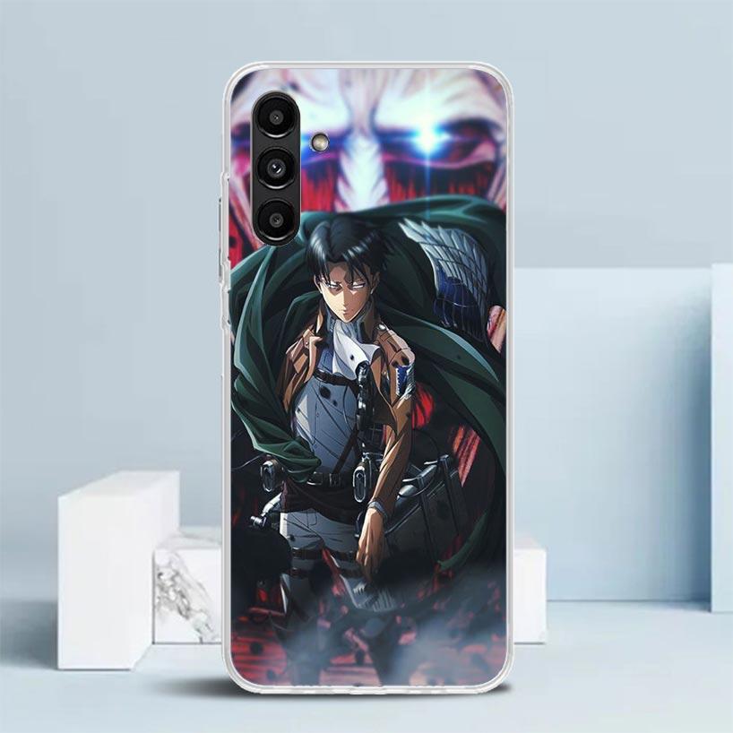 Attack Titan Levi Phone Case For Samsung Galaxy A17 A37 A57 A16 A15 A14 A13 A56 A55 A54 A53 A36 A35 A34 A33 A26 A25 A24 A23 Gala