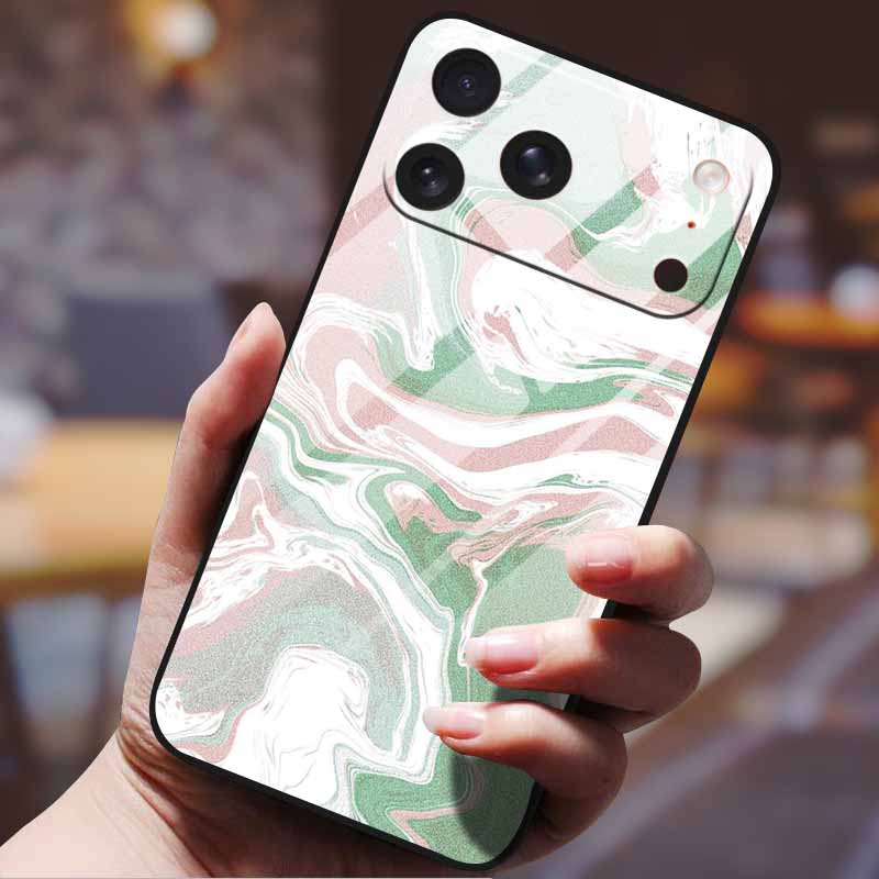 Phone Case for Iphone 17 Pro Max Iphone17 Air Tempered Glass Hard Back Cover Bumper 17pro Funda Cartoon Anime Fashion Pattern