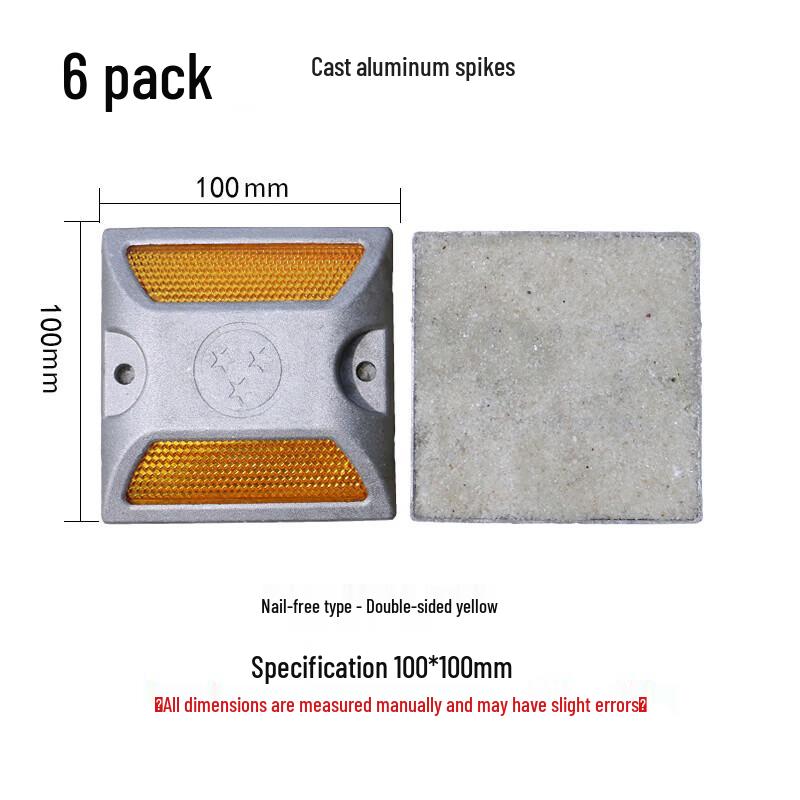 Reflective Cast Aluminum Road Studs