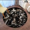 Warhammer 40k Drukowany Okrągły Dywanik Dywanik pod Krzesło Dywanik Obszarowy Wycieraczki do Przedpokoju, do Krzesła Biurowego Salonu Sypialni Kuchni.