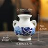 Decorations Antique Shelves Blue and White Porcelain Collect Ornaments Tabletops Ceramics Gift Small Vases Chinese Style 1PC