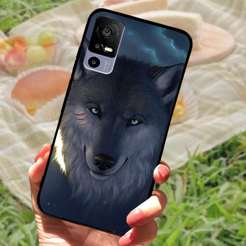 For TCL 40R Case TPU Soft Silicone Marble Phone Cover Case for TCL 405 406 408 403 TCL40R Shockproof Funda Love T771K Bumper