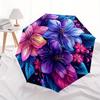 1pc Colorful Floral MandalaUmbrella with Plastic Handle,Suitable for All Seasons Home Travel Outdoor UmbrellaB1730