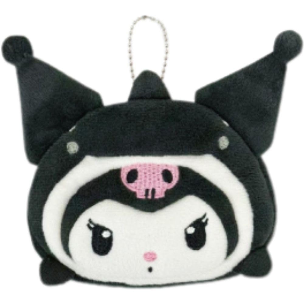 Hatayama Shoji Sanrio Die-Cut Mini Pouch, Kuromi, Sea Creatures, Approx. H8 x W12 x D3cm, 63203234