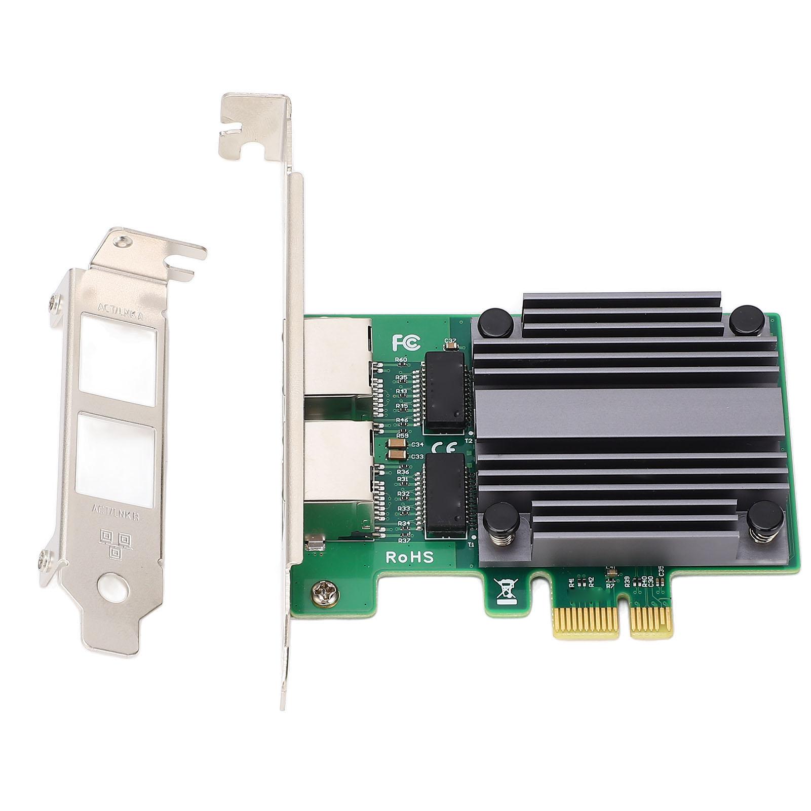 

2.5G PCIe Network Card for I226 V Chipset 100 1000 2500Mbps RJ45 PCIe Ethernet Server Adapter with