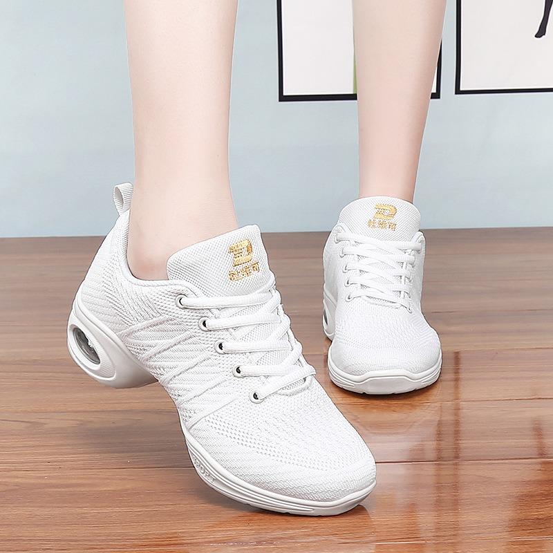 Dance Shoes Mesh Summer New Soft-soled Jazz Shoes Women's Square Dance Shoes Modern Sailor Dance Dance Shoes