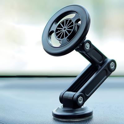 Foldable Car Phone Holder with Sturdy Suction Cup Base - Universal Hands-Free Stand for GPS Navigation And Video Watchin