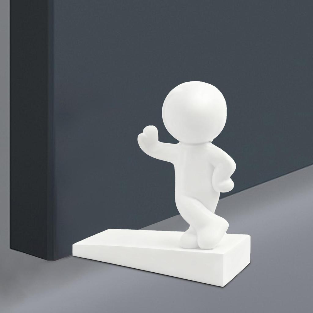 Decorative Door Stop Scratch-Proof Anti-Slip Doorstop Wedge Door Stopper Wedge For Home Office Floor Bedroom Living Room
