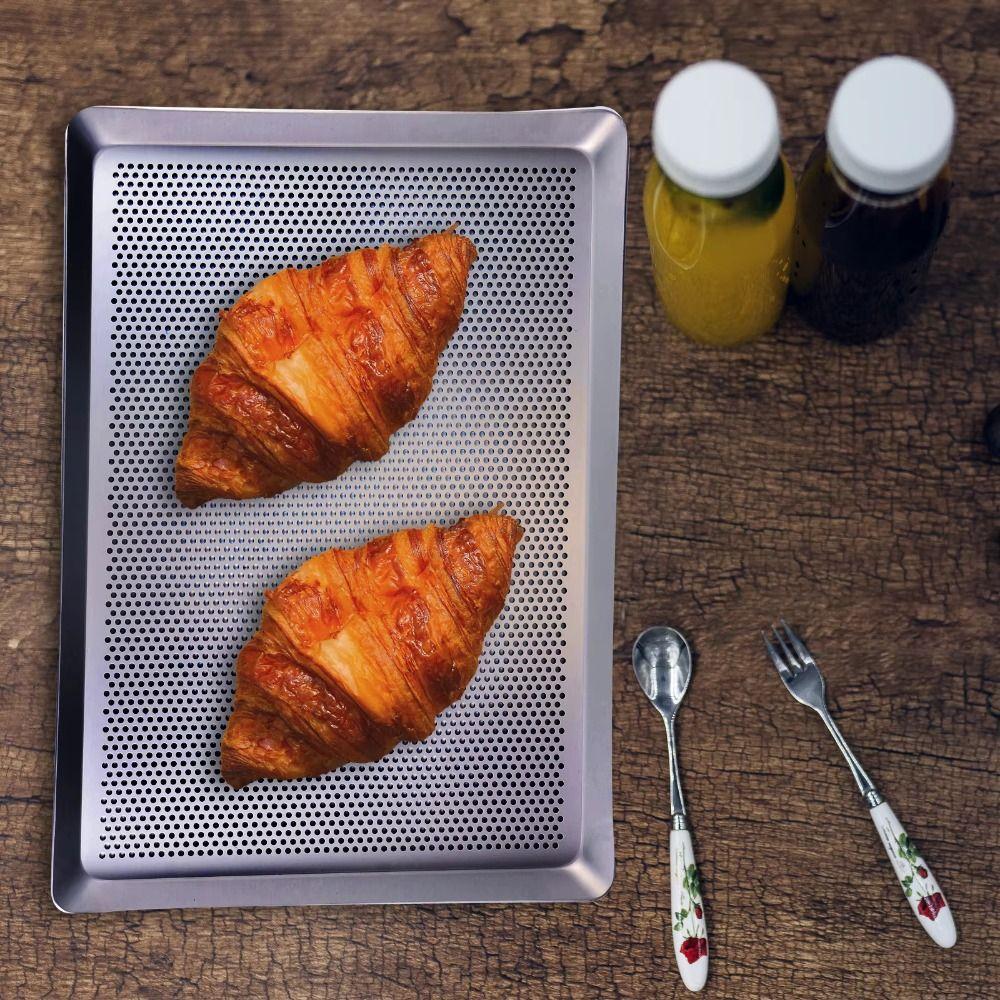 Rectangular Aluminum Zinc Zinc Alloy Baking Plate Rustproof Grill Steaming Tray Kitchen Baking Sheets  Food
