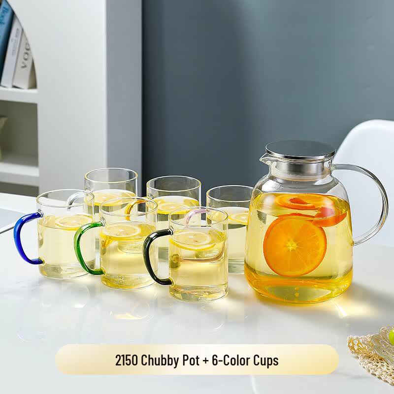 Borosilicate Glass Cold Brew Teapot Set
