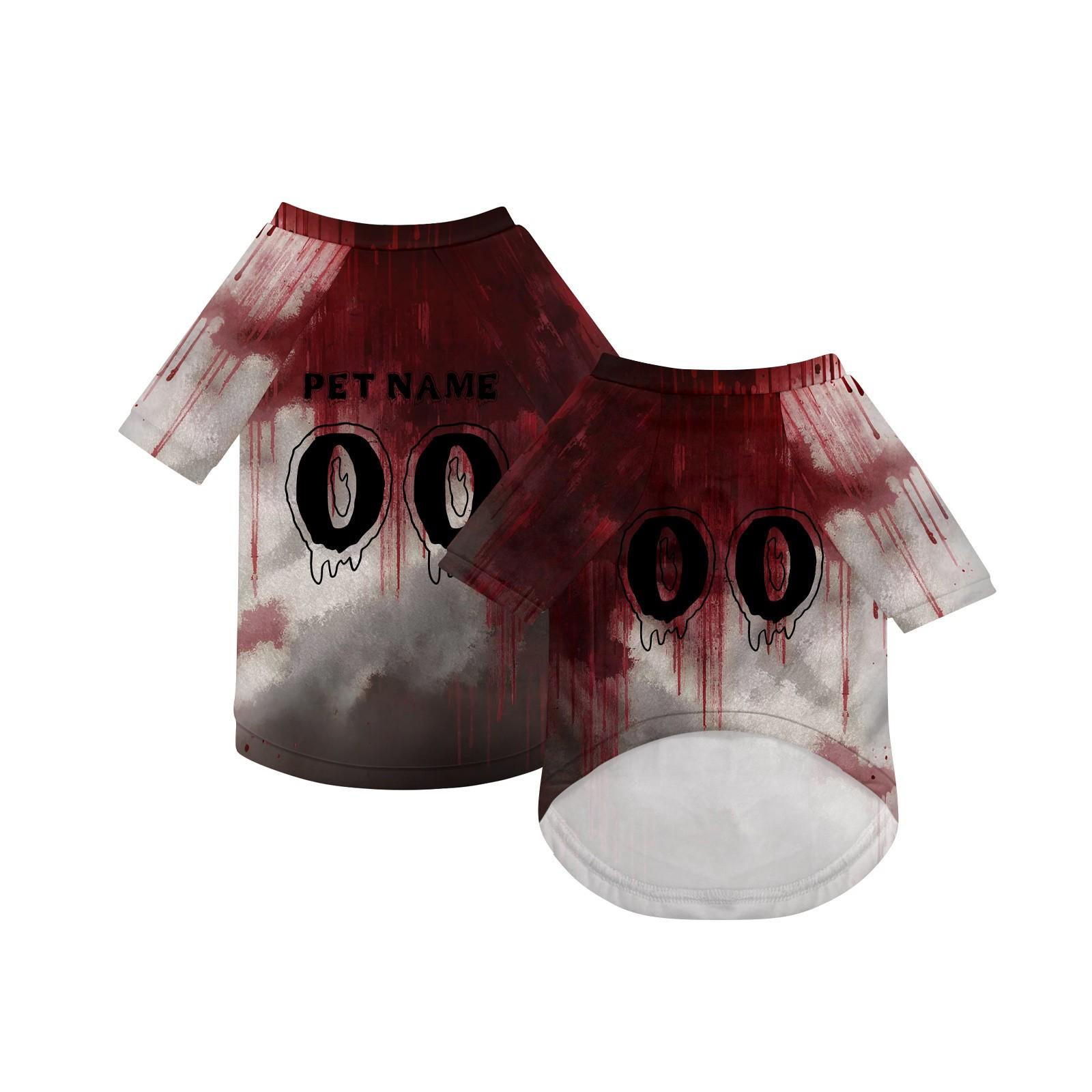 

Индивидуальная футболка для собаки, Дышащая футболка для щенка, Легкая одежда для питомца, Персонализированная футболка для питомца S