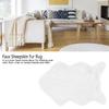 Faux Sheepskin Fur Rug Soft Carpet Area Rug For Bedroom Sofa Floor Living Room DecorGray