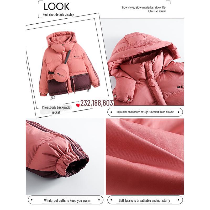 Mädchen Winter 2023 Daunen-Baumwolljacke - Verdickte Brotjacke