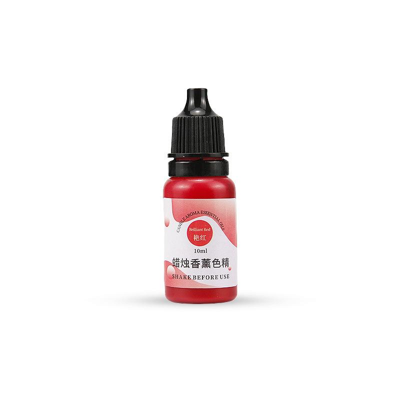 10ml Duftkerzenfarbe Hohe Konzentration Leicht zu mischen Duft verteilend Wachsfärbung DIY Bastelbedarf