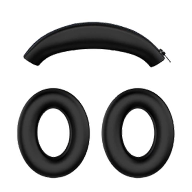 Replacement Ear Pads Earphone Cushion Headbeam Pad for IKF King Professional Headphone Noise Isolating Silicone Earpads