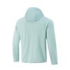 Li-Ning Ice Silk Comfortable Breathable Solid Color Zipper Hooded Jacket Men Jacket Misty-Gray-Green AFDVE41-7