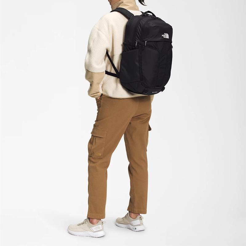 The North Face Surge 31L Logo Large Capacity Backpack Women Backpacks Black NF0A52SJ-KX7