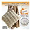 GOSO Cushion Cover 45*45cm Stylish Cushion Cover for Autumn/Winter, Fluffy, Zipper Type, Fluffy Cushion, Easy To Put On and Take Off, Cute, Fluffy,