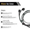 ABS Wheel Speed Sensor ABS Sensor Anti-Lock Braking System Sensor No.8951604070/1P3783 for Toyota Tacoma 2005-2015 1 Pc Rear Left Right
