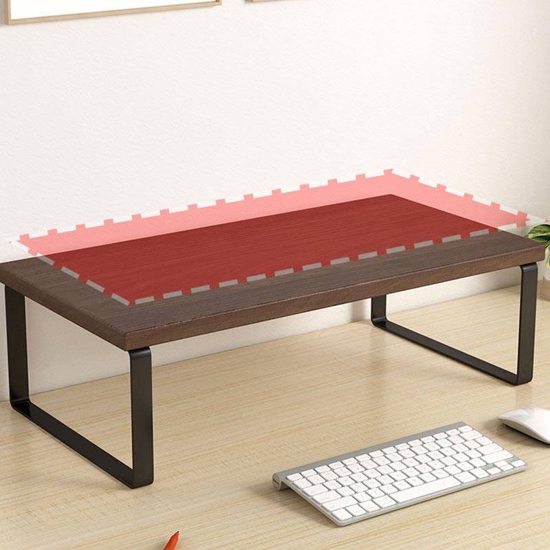 Wooden Monitor Lifting Rack Base Support Cushion Rack Computer Heightening Bracket Office Multifuncte Desktop Storage Rack