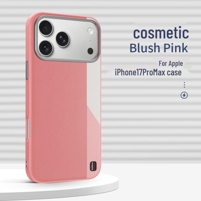 

iPhone 17 Pro Max Leather Case: Creative Three-Color, High-End, Drop-Proof Protective Cover iPhone 15 Pro Max
