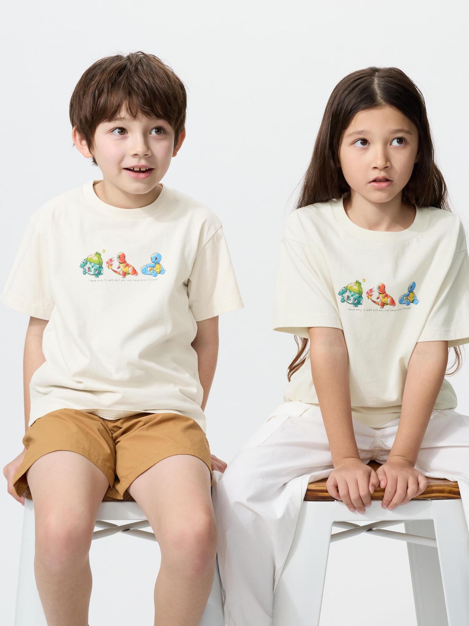 Uniqlo Япония Пок Мон Ут 30 NATURAL/110