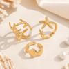 Starfish Shell Open Ring: Elegant Beach-Inspired Luxury Design