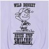 Wild Donkey Unisex Sweatshirt Fg Smiling Old Dyed Wisteria