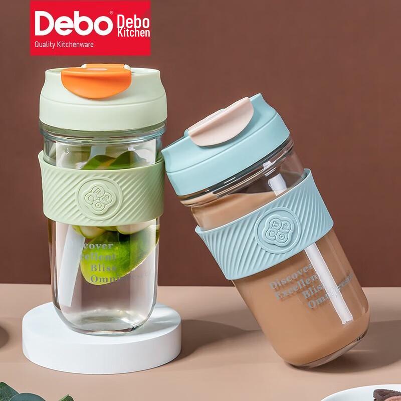 Debao Simple Wide Mouth Glass Cup