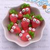 12pcs Colorful Cartoon Cute Big Eyes Carrots Figurine Flatback Stone DIY Christmas Jewelry Applique Home Decor Crafts Accessorie