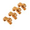 4PCS Micro Breaker Lockout Aluminum Alloy Sparkproof Circuit Breaker Lock for Industrial Electrical