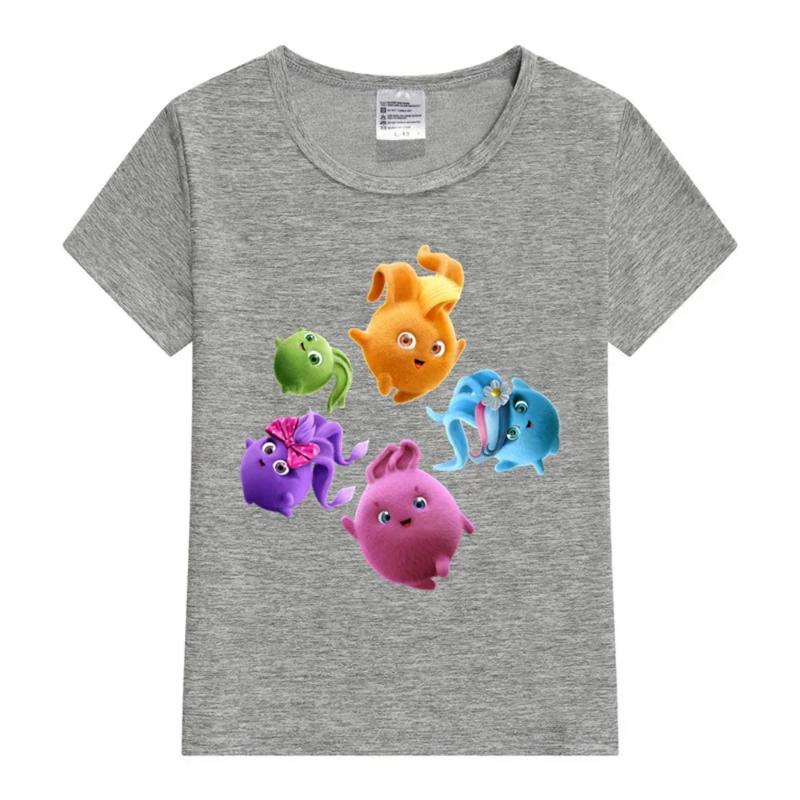 Sunny Bunnies All Together Now Kids T-Shirt Pink Tops Tee Summer New Fashion Kids T Shirt children's T-shirt boys' clothing