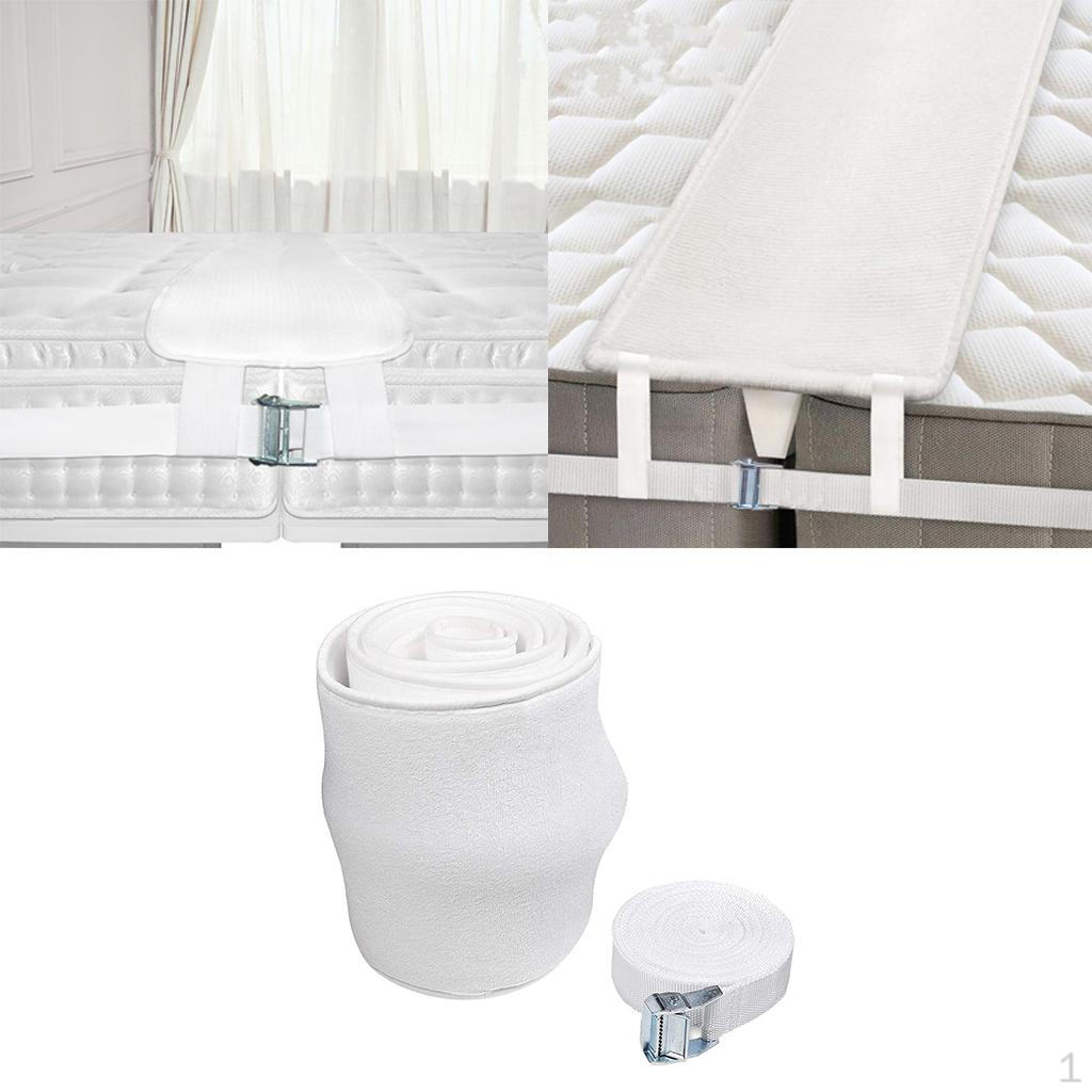 

Bed into King, King Converter, Filler Adjustable Strap Mattress Connector for Family, Guest 5cm_20cm