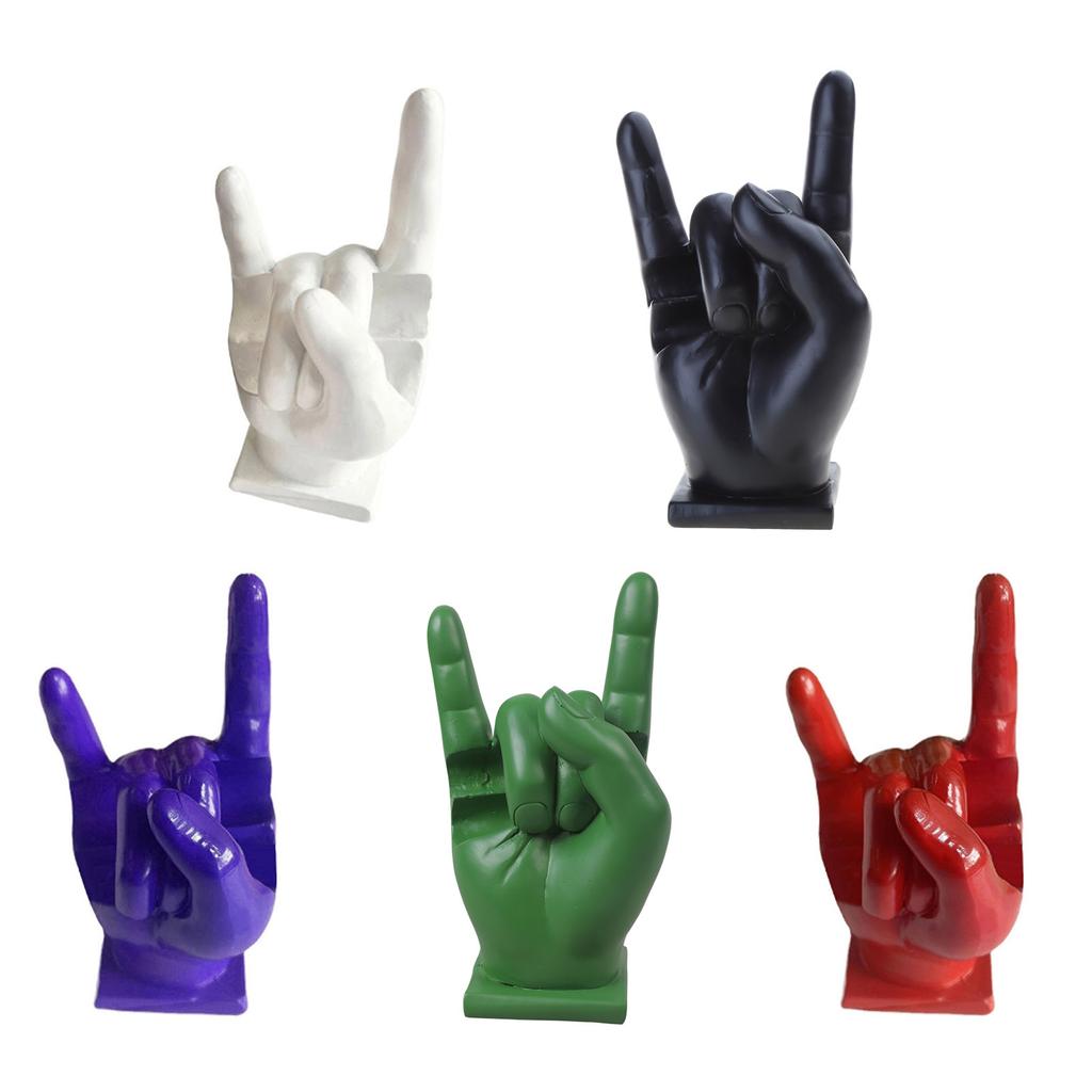 Drum Stick Holder Display Storage Hand Drumsticks Holder Rock Hand Display Rack Room Decor Resin Funny Stand Drum Sticks