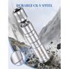 Magnetic Swivel Spark Plug Socket Set, 14mm 16mm 3/8 Inch Drive | 14Mm and 16Mm Magnetic Swivel Spark Plug Sockets with Thin-Wall 3/8 Inch Drive
