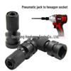 Wind Cannon Electric Wrench Telescopic Conversion Head: 1/2" Square Drive To 1/4" Hex Socket Tool