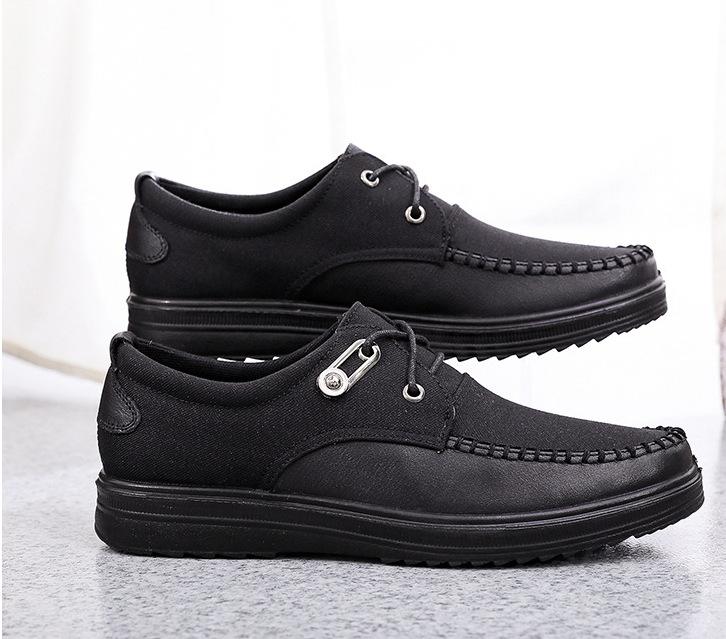 2025 neue alte Peking-Stoffschuhe Polyurethan große Herrenschuhe Arbeitsschuhe mittleren Alters und ältere lässige atmungsaktive Schuhe