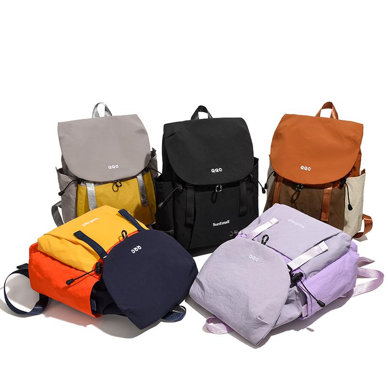 Outdoor Backpack Travel Large Capacity Nylon Commuter Backpack Ultra Light Junior High School Student Schoolbag