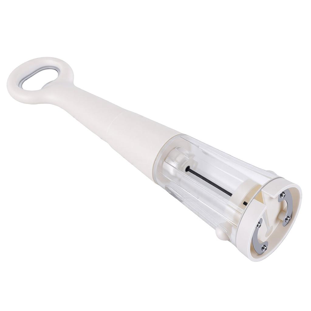 Air Pressure Wine Bottle Opener Portable Cork Remover Corkscrew with Foil Cutter for Home Restaurant Party White