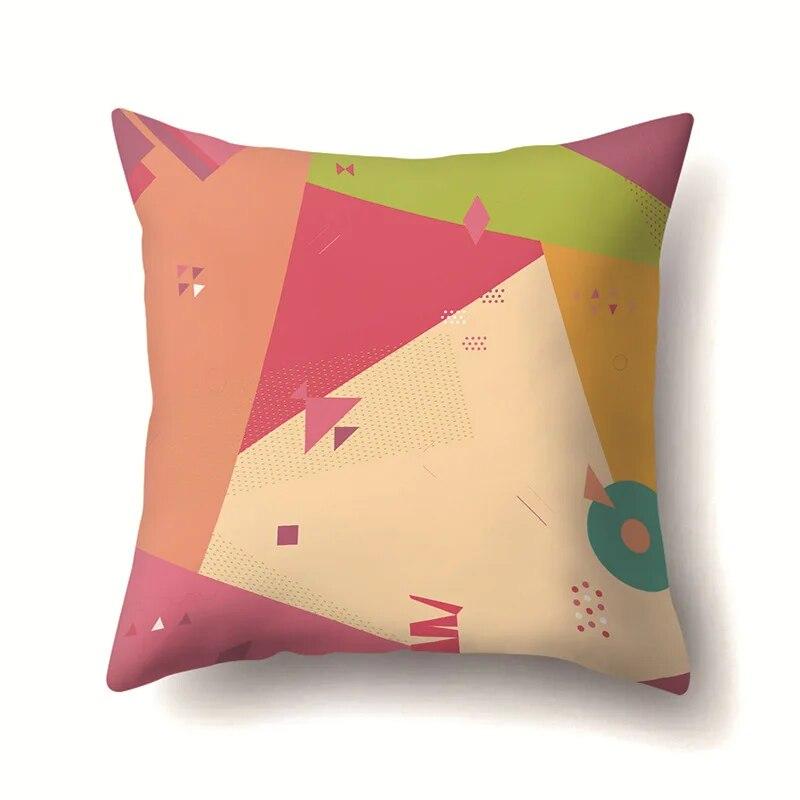 Față de pernă cu dungi geometrice Husă de pernă pentru birou Camera de zi Riding Talie