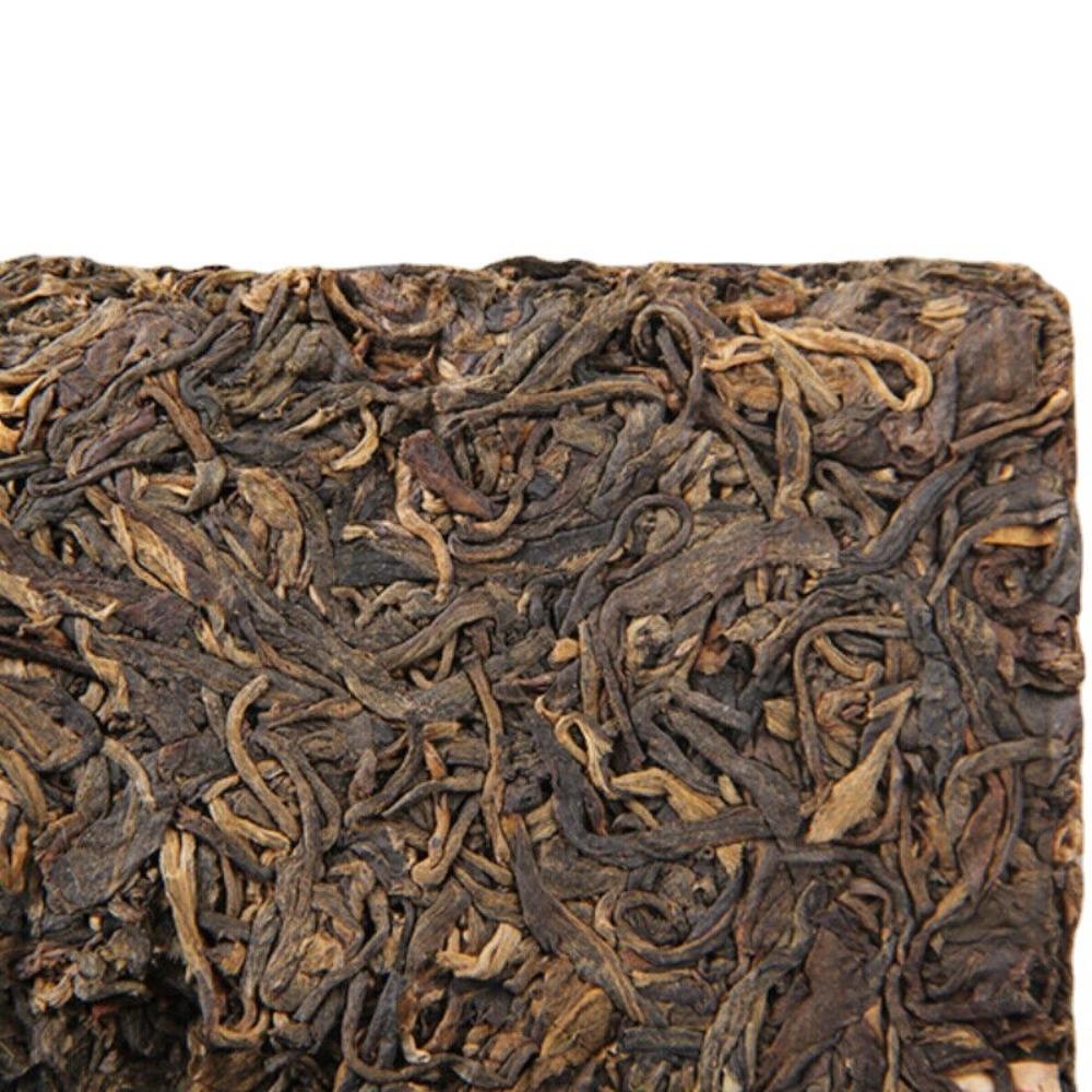 Natural Pu er Tea Brick 250g Premium Yunnan Raw Tea Gold Gift