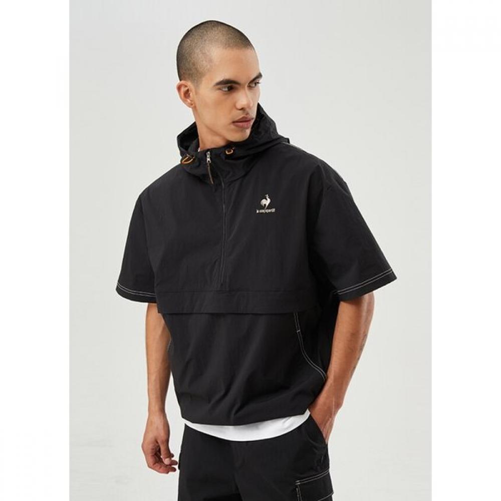 Велосипедный Анорак с Капюшоном и Коротким Рукавом Blk BLK black/85 female S