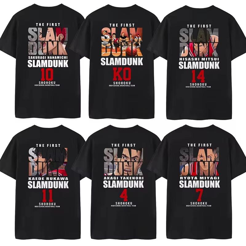 Slam Dunk 2025 Anime Japanese Harajuku Graphic T-Shirt Printed T-Shirt Men's and Women's T Shirt