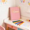 Elegant Daily Schedule Notebook With Firm Cover And Metal Corners Perfect For Work Or School