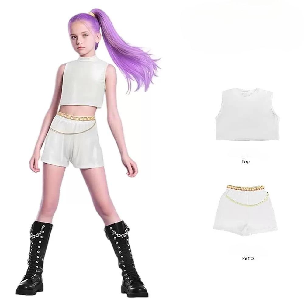 Yeni Savaşçı K Pop Kostümü Rumi Kostümü Zoey Cosplay Mira Kıyafetleri Siyah 3D Baskı Kız Grubu Kadın Cadılar Bayramı Kostümleri Kıyafetler