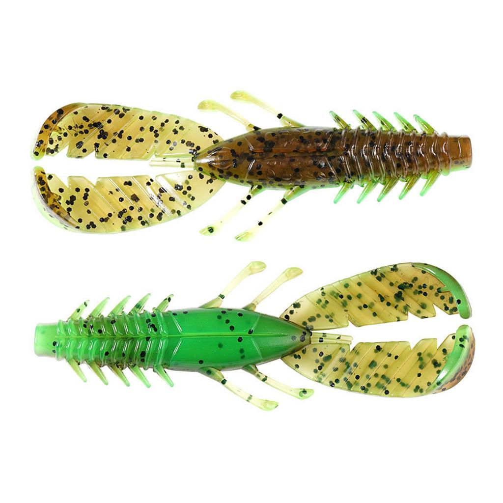 8pcs Shrimp Soft Bait Fishing Baits 7.5cm 3.7g Crawfish Lures Artificial Swimbait Saltwater Fishing Tackle Accessories