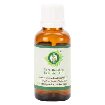 R V Essential Czysty Olejek Eteryczny Bambusowy 10ml- (100% Czysty i Naturalny Destylowany Parą)